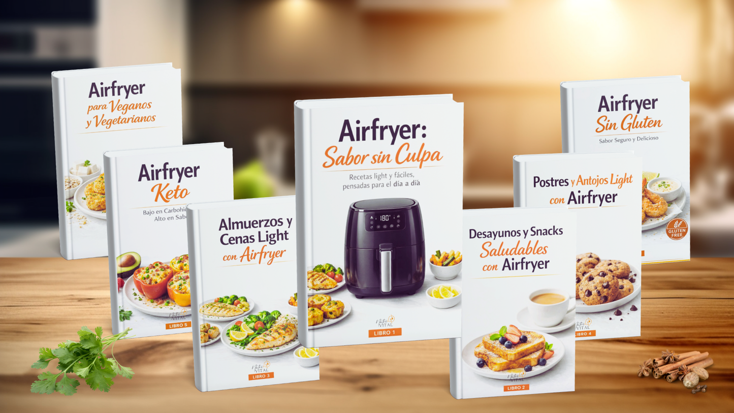 MEGA PACK AIRFRYER: SABOR SIN CULPA